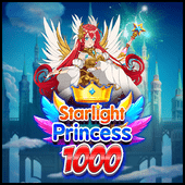 Starlight Princess 1000 game cover with the princess and glowing star orbs
